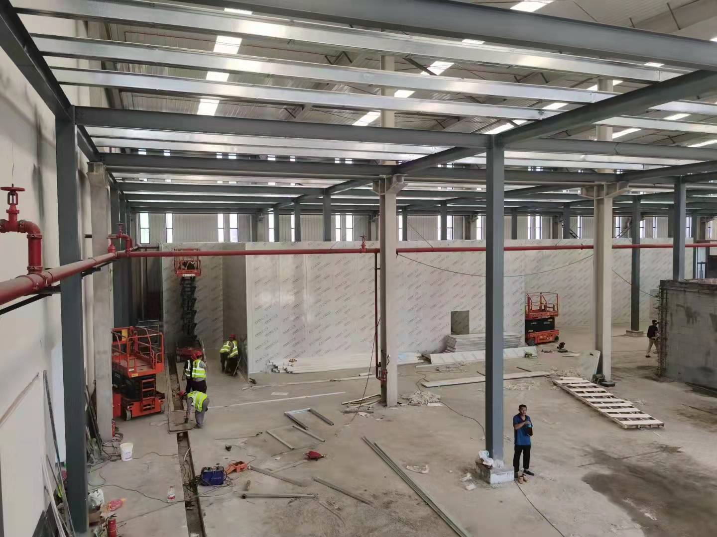 半導(dǎo)體凈化車間裝修施工圖片