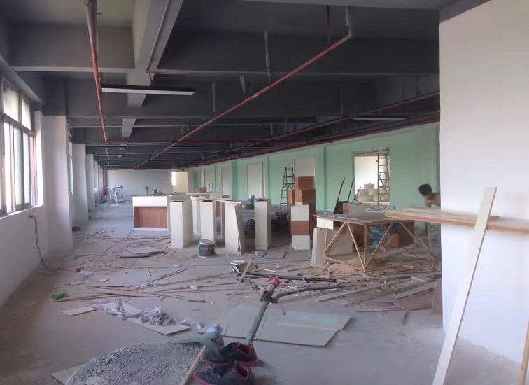 上海工廠裝修施工圖片