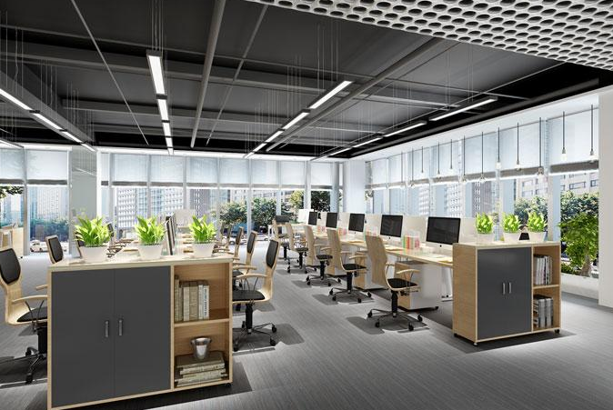 上?？萍脊巨k公室裝修